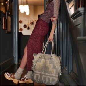 FREE PEOPLE Corbin Hair On Clogs / Brown Combo